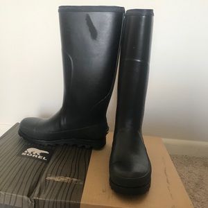SOREL JOAN RAIN TALL BOOTS Size 7